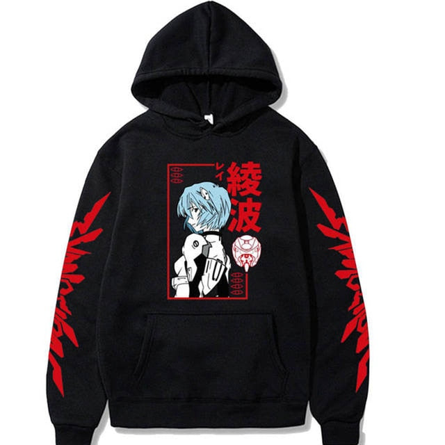 Anime Evangelion Unisex Long Sleeve Hoodies