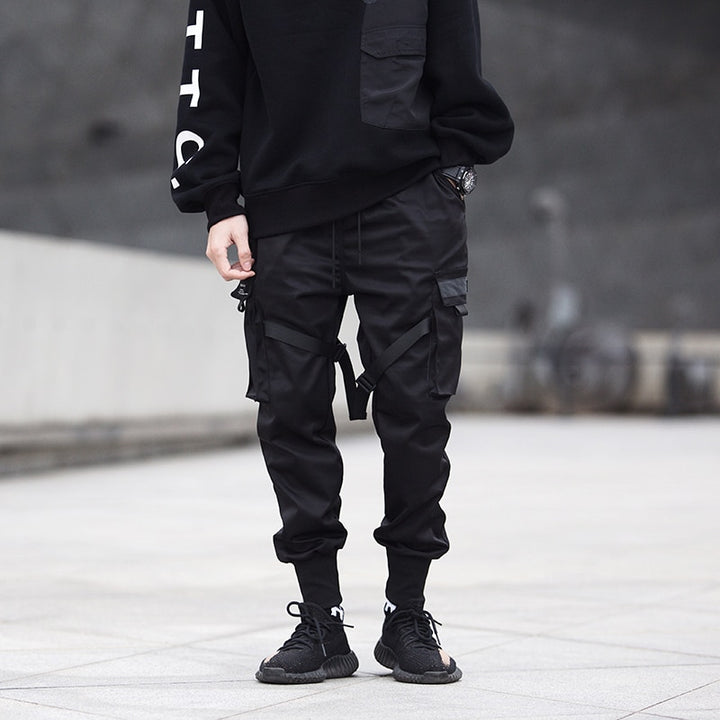 11 BYBB'S DARK  Men Joggers Pants Multi-pocket Elastic Waist Harem Pants Men Hip Hop Streetwear Sweatpants Pencil Pants Techwear