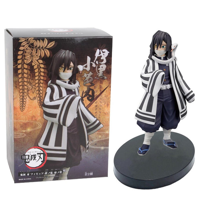 Anime Demon Slayer Figure Kamado Tanjirou Nezuko Action Figures PVC Model Toys Zenitsu Figurine Inosuke Kimetsu No Yaiba Figura