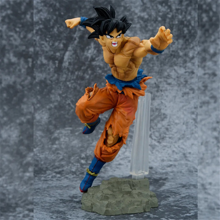 21cm Anime Dragon Ball Z Super Saiyan Son Goku DBZ PVC Action Figure Kakarotto Figurine Statue Collectible Model Gift Toys Doll