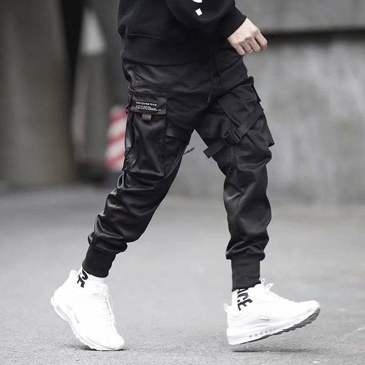 JBTP Men's Summer Overalls Harajuku Street Men's Casual Fashion Military Technology Pants Men's Clothing Hip-hop Punk Sweatpants