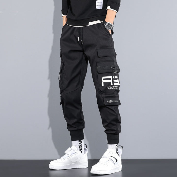 JBTP Men's Summer Overalls Harajuku Street Men's Casual Fashion Military Technology Pants Men's Clothing Hip-hop Punk Sweatpants