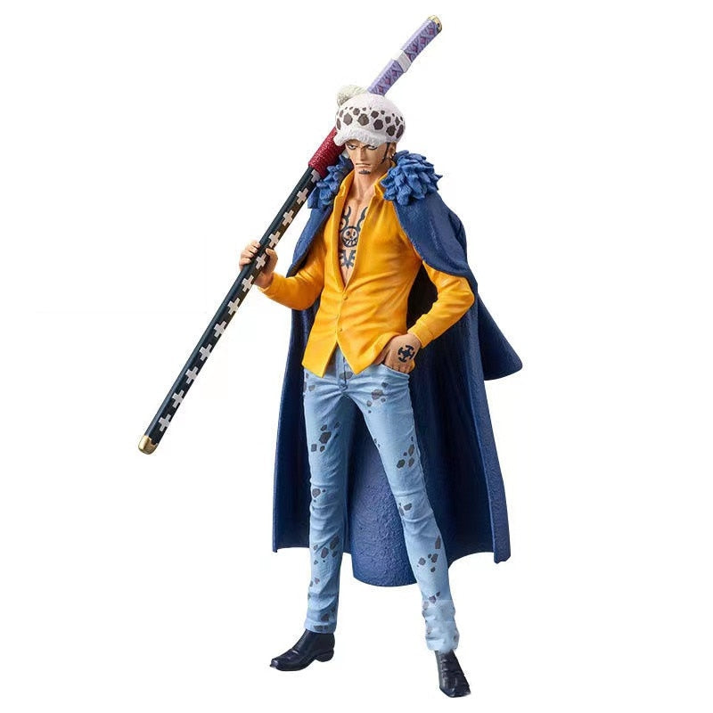18CM One Piece Luffy Figure Roronoa Zoro Three-Blade Sa-Maximum Manga Anime Statue PVC Action Collection Model Toys For Children