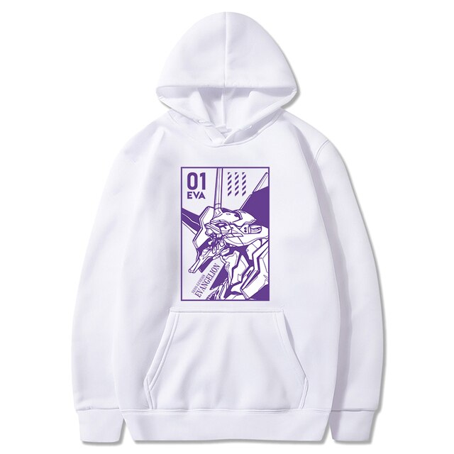 Anime Evangelion Unisex Long Sleeve Hoodies