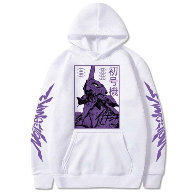 Anime Evangelion Unisex Long Sleeve Hoodies