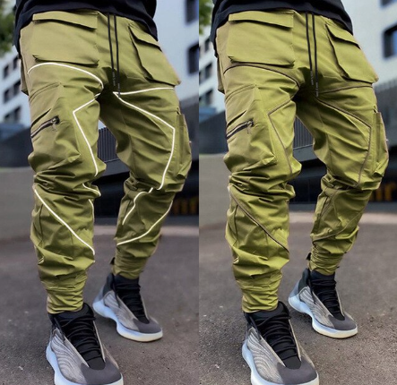 Black and White Techwear Joggers