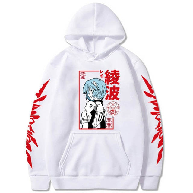 Anime Evangelion Unisex Long Sleeve Hoodies