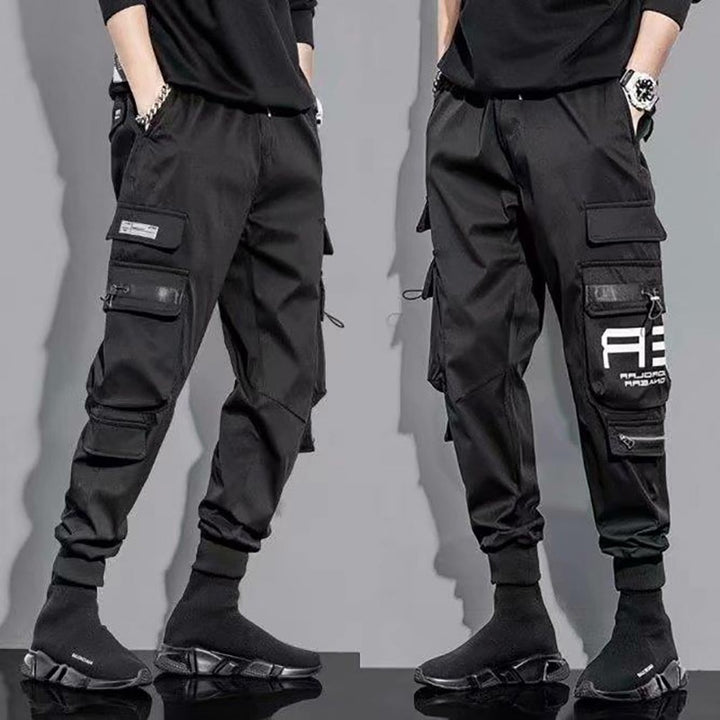 JBTP Men's Summer Overalls Harajuku Street Men's Casual Fashion Military Technology Pants Men's Clothing Hip-hop Punk Sweatpants