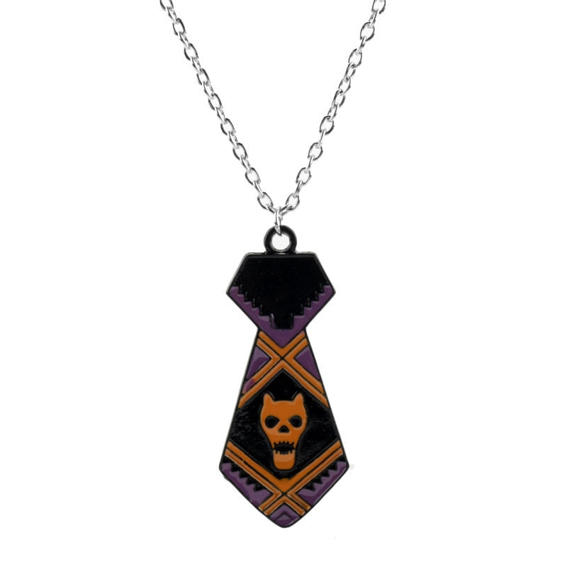Anime JOJOS BIZARRE ADVENTURE Necklace Kujo Jotaro Arrow Metal Pendant Chain Choker Necklaces Charm Gifts Jewelry collares