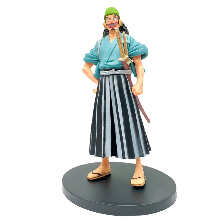 18CM One Piece Luffy Figure Roronoa Zoro Three-Blade Sa-Maximum Manga Anime Statue PVC Action Collection Model Toys For Children