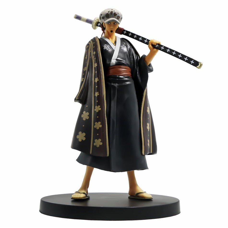 18CM One Piece Luffy Figure Roronoa Zoro Three-Blade Sa-Maximum Manga Anime Statue PVC Action Collection Model Toys For Children