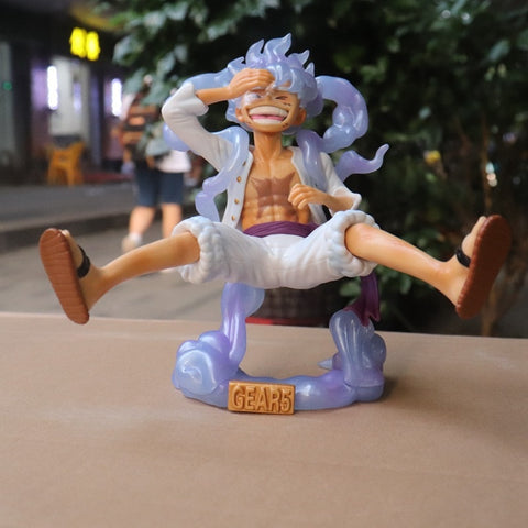 New One Piece Luffy Gear 5 Anime Figure Sun God Nikka PVC Action Figurine Statue Collectible Model Doll Toys for Children Gift