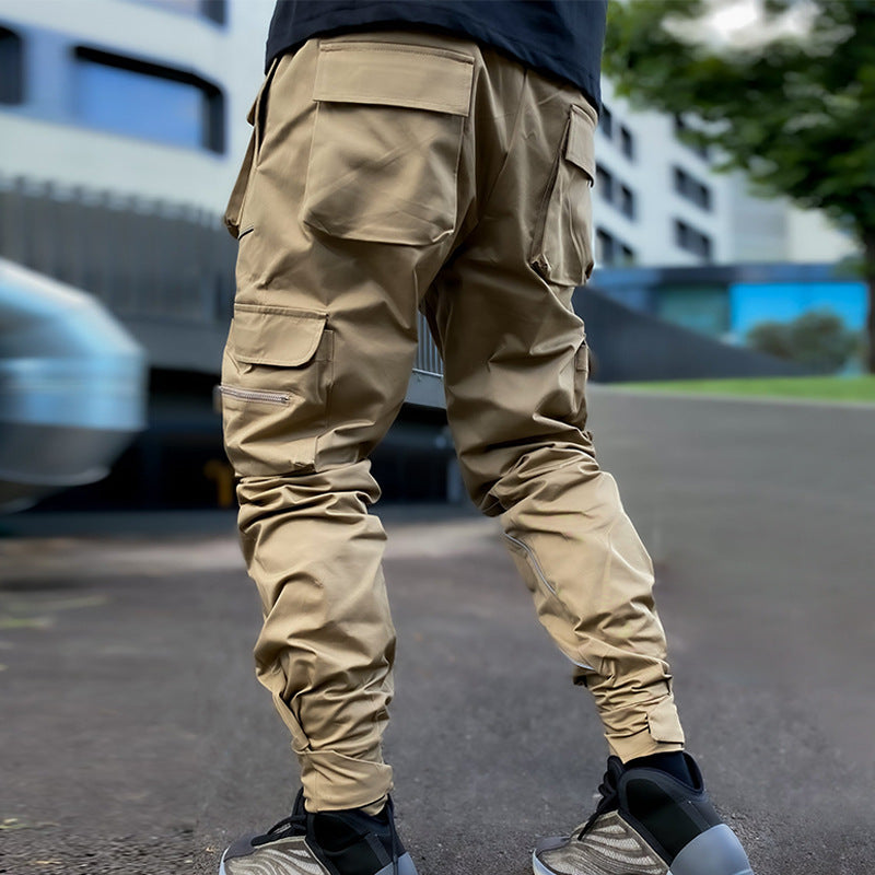 Black and White Techwear Joggers