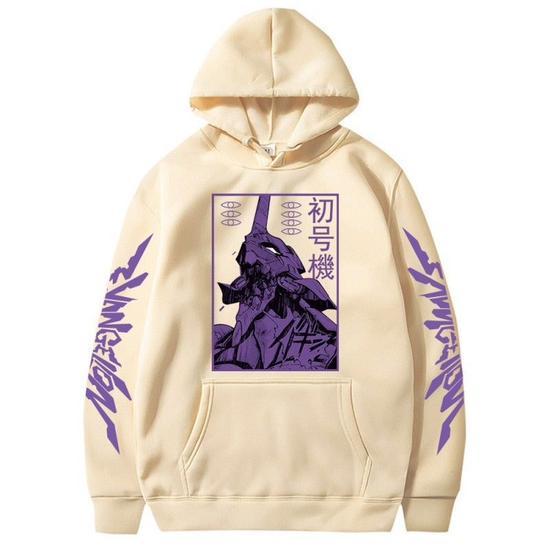 Anime Evangelion Unisex Long Sleeve Hoodies